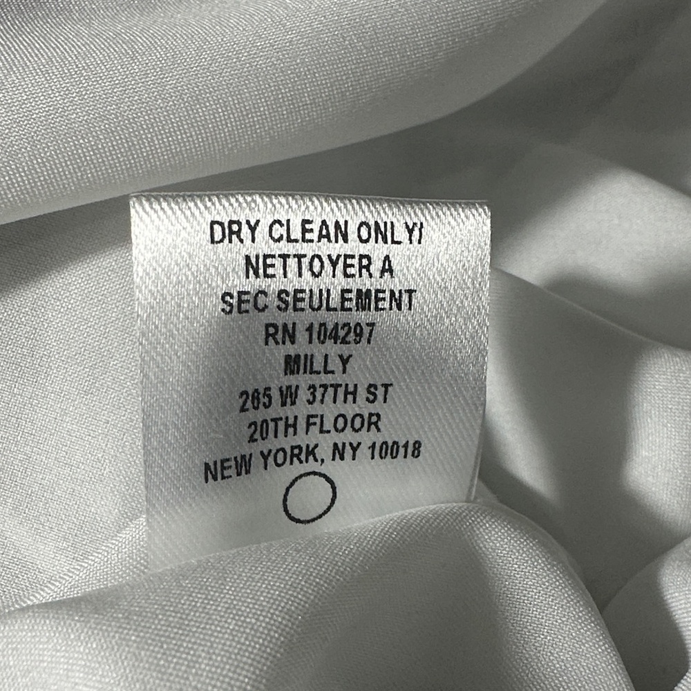Milly Coco Black and White Patterned Sleeveless Shift Dress ~ 8 - Picture 11 of 12